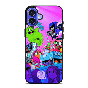 TEEN TITANS ART CARTOON iPhone 16 Case TEEN TITANS ART CARTOON iPhone 16 Case