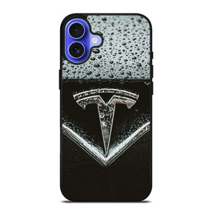 TESLA CAR LOGO 3 iPhone 16 Case