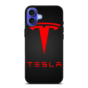 TESLA CAR LOGO 4 iPhone 16 Case