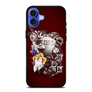 TEXAS A&M AGGIES iPhone 16 Case TEXAS A&M AGGIES iPhone 16 Case