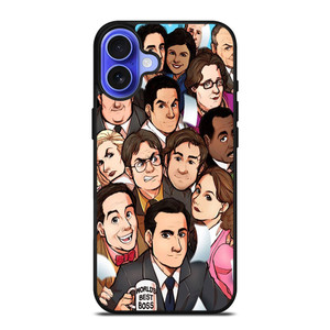 THE OFFICE SERIAL MOVIE CHARACTERS iPhone 16 Case THE OFFICE SERIAL MOVIE CHARACTERS iPhone 16 Case