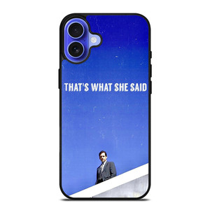 THE OFFICE SERIAL MOVIE QUOTE iPhone 16 Case