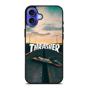THRASHER MAGAZINE SKATEBOARD iPhone 16 Case THRASHER MAGAZINE SKATEBOARD iPhone 16 Case