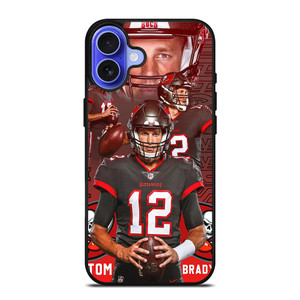 TOM BRADY TAMPA BAY BUCCANEERS 2 iPhone 16 Case TOM BRADY TAMPA BAY BUCCANEERS 2 iPhone 16 Case