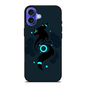 UMBREON SHINY POKEMON WOLF 2 iPhone 16 Case
