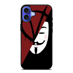 V FOR VENDETTA LOGO 2 iPhone 16 Case V FOR VENDETTA LOGO 2 iPhone 16 Case