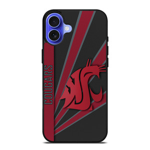 WASHINGTON STATE COUGARS ICON iPhone 16 Case WASHINGTON STATE COUGARS ICON iPhone 16 Case