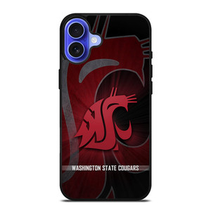 WASHINGTON STATE COUGARS LOGO iPhone 16 Case WASHINGTON STATE COUGARS LOGO iPhone 16 Case