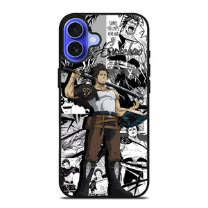 YAMI BLACK CLOVER COLLAGE 4 iPhone 16 Case YAMI BLACK CLOVER COLLAGE 4 iPhone 16 Case