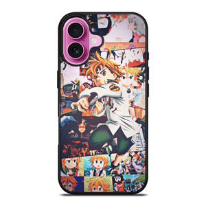 7 DEADLY SINS MELIODAS COLLAGE 2 iPhone 16 Plus Case