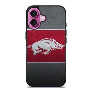 ARKANSAS RAZORBACKS LOGO 4 iPhone 16 Plus Case