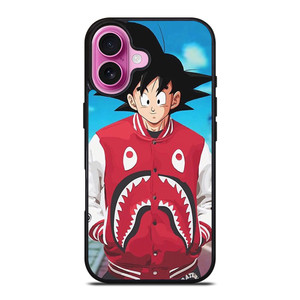 BAPE SHARK GOKU DRAGONBALL iPhone 16 Plus Case BAPE SHARK GOKU DRAGONBALL iPhone 16 Plus Case