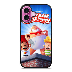 CAPTAIN UNDERPANTS FUNNY MOVIE iPhone 16 Plus Case CAPTAIN UNDERPANTS FUNNY MOVIE iPhone 16 Plus Case