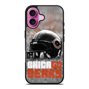 CHICAGO BEARS HELMET 2 iPhone 16 Plus Case CHICAGO BEARS HELMET 2 iPhone 16 Plus Case