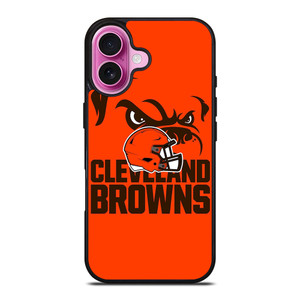 CLEVELAND BROWNS LOGO 2 iPhone 16 Plus Case CLEVELAND BROWNS LOGO 2 iPhone 16 Plus Case