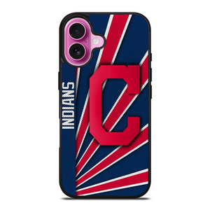 CLEVELAND INDIANS MLB iPhone 16 Plus Case CLEVELAND INDIANS MLB iPhone 16 Plus Case
