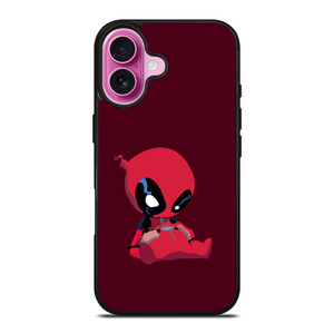 DEADPOOL CUTE SUPERHERO iPhone 16 Plus Case DEADPOOL CUTE SUPERHERO iPhone 16 Plus Case