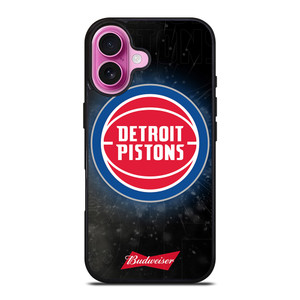 DETROIT PISTONS BUDWEISER iPhone 16 Plus Case DETROIT PISTONS BUDWEISER iPhone 16 Plus Case