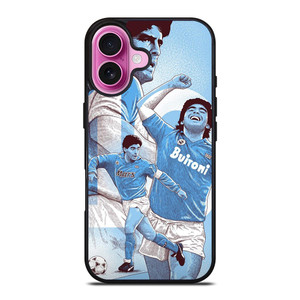 DIEGO MARADONA SSC NAPOLI iPhone 16 Plus Case DIEGO MARADONA SSC NAPOLI iPhone 16 Plus Case