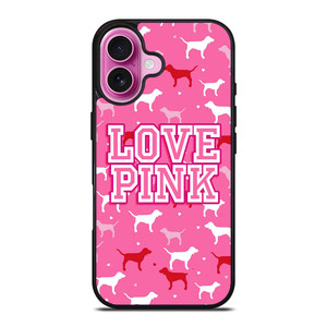 DOG PINK VICTORIA'S SECRET iPhone 16 Plus Case DOG PINK VICTORIA'S SECRET iPhone 16 Plus Case