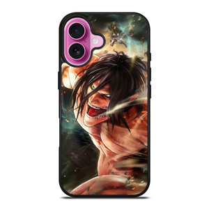 EREN ATTACK ON TITAN iPhone 16 Plus Case
