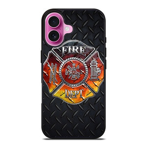 FIREFIGHTER FIRE DEPT iPhone 16 Plus Case