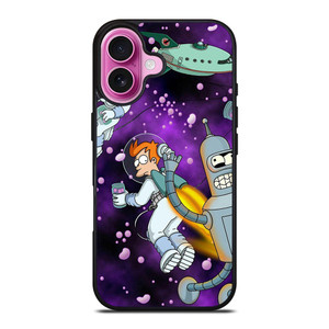 FUTURAMA BENDER LILA iPhone 16 Plus Case