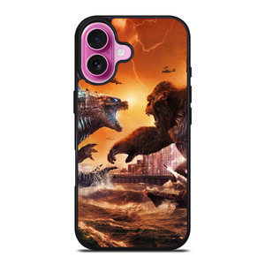 GODZILLA VS KONG MOVIE iPhone 16 Plus Case GODZILLA VS KONG MOVIE iPhone 16 Plus Case