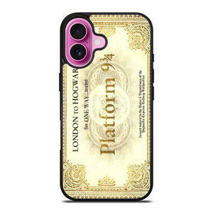 HARRY POTTER TICKET LONDON HOGWARTS iPhone 16 Plus Case HARRY POTTER TICKET LONDON HOGWARTS iPhone 16 Plus Case