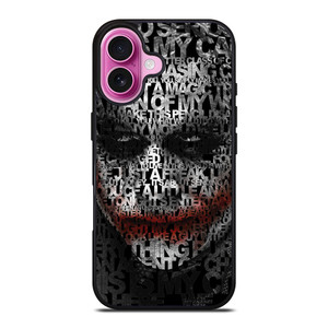 JOKER QUOTES iPhone 16 Plus Case