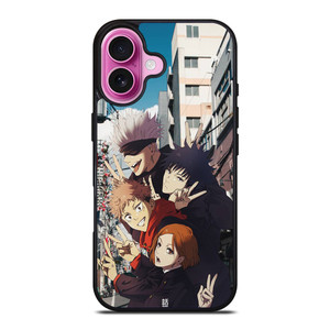 JUJUTSU KAISEN MAIN CHARACTERS iPhone 16 Plus Case JUJUTSU KAISEN MAIN CHARACTERS iPhone 16 Plus Case