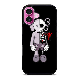 KAWS BLACK 2 iPhone 16 Plus Case