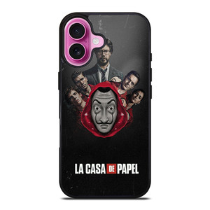 LA CASA DE PAPEL MONEY HEIST ART iPhone 16 Plus Case LA CASA DE PAPEL MONEY HEIST ART iPhone 16 Plus Case