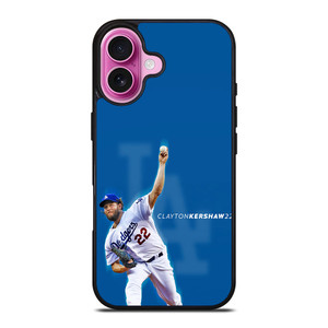 LA DODGERS CLAYTON KERSHAW iPhone 16 Plus Case LA DODGERS CLAYTON KERSHAW iPhone 16 Plus Case