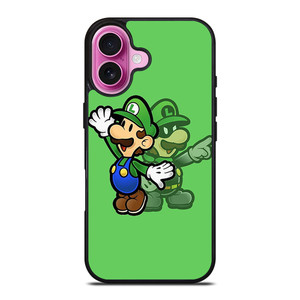 LUIGI THE SUPER MARIO BROS iPhone 16 Plus Case