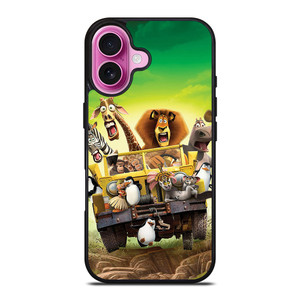 MADAGASCAR FUNNY MOVIE iPhone 16 Plus Case