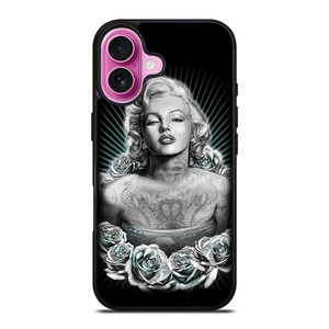 MARILYN MONROE WITH TATTOO iPhone 16 Plus Case MARILYN MONROE WITH TATTOO iPhone 16 Plus Case