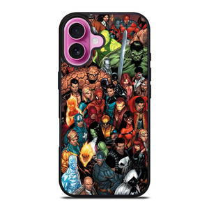 MARVEL COMICS CHARACTERS iPhone 16 Plus Case