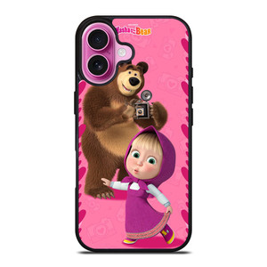 MASHA AND THE BEAR CUTE MODEL iPhone 16 Plus Case