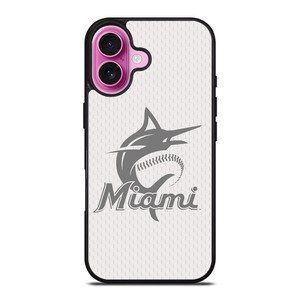 MIAMI MARLINS MLB LOGO 2 iPhone 16 Plus Case MIAMI MARLINS MLB LOGO 2 iPhone 16 Plus Case