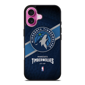 MINNESOTA TIMBERWOLVES LOGO 3 iPhone 16 Plus Case MINNESOTA TIMBERWOLVES LOGO 3 iPhone 16 Plus Case
