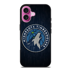 MINNESOTA TIMBERWOLVES LOGO iPhone 16 Plus Case