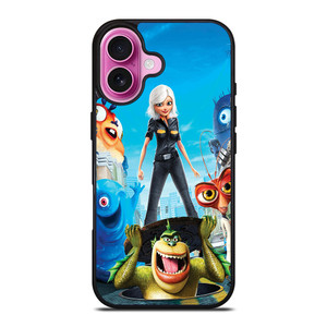 MONSTER VS ALIENS CARTOON iPhone 16 Plus Case
