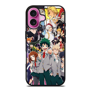 MY HERO ACADEMIA ANIME CHARACTERS iPhone 16 Plus Case MY HERO ACADEMIA ANIME CHARACTERS iPhone 16 Plus Case