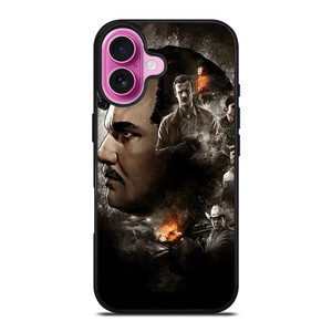 NARCOS CHARACTERS PABLO ESCOBAR iPhone 16 Plus Case NARCOS CHARACTERS PABLO ESCOBAR iPhone 16 Plus Case