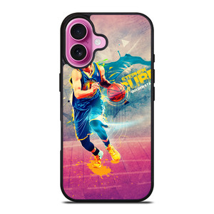 NBA GOLDEN STATE WARRIORS STEPHEN CURRY 3 iPhone 16 Plus Case
