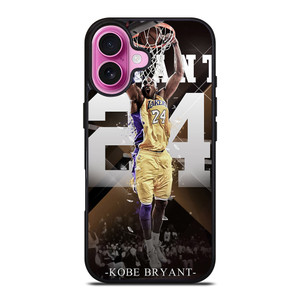 NBA LOS ANGELES LAKERS KOBE BRYANT 3 iPhone 16 Plus Case
