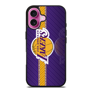 NBA LOS ANGELES LAKERS LOGO 2 iPhone 16 Plus Case NBA LOS ANGELES LAKERS LOGO 2 iPhone 16 Plus Case