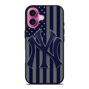 NEW YORK YANKEES LOGO MLB 2 iPhone 16 Plus Case NEW YORK YANKEES LOGO MLB 2 iPhone 16 Plus Case