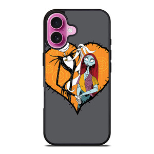 NIGHTMARE BEFORE CHRISTMAS JACK AND SALLY 3 iPhone 16 Plus Case